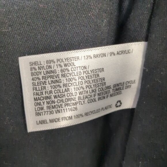 Cat & Jack Little Girl's Houndstooth Peacoat Size 7/8, excellent condition - Picture 2 of 4